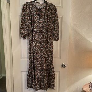 Floral Navy Dress
